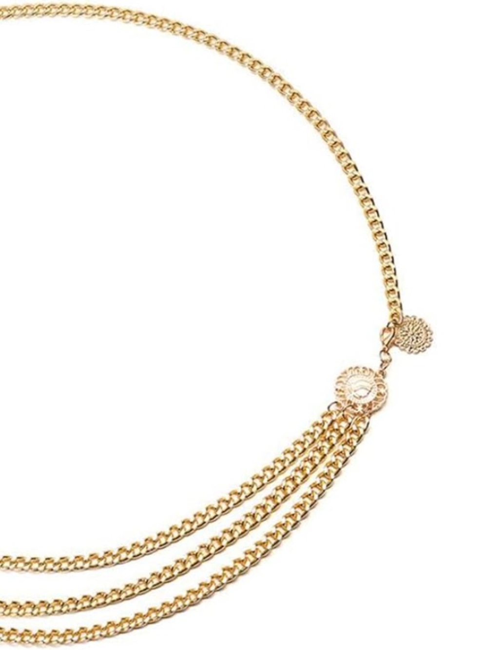 Chunky Gold Chain belt - Picture 2 of 6